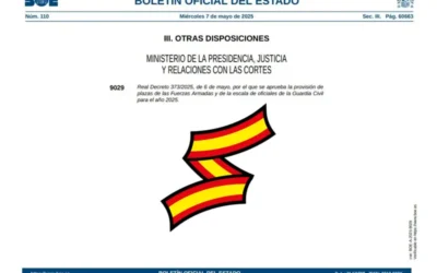 Provisión de plazas de las Fuerzas Armadas y de la Escala de Oficiales de la Guardia Civil para el año 2025